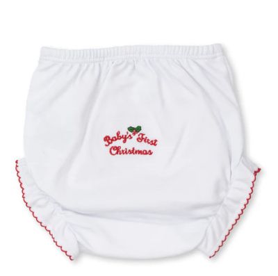 Kissy Kissy- Baby's 1st Christmas Diaper Cover