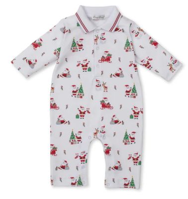 Kissy Kissy- Christmas Capers Playsuit w/Collar