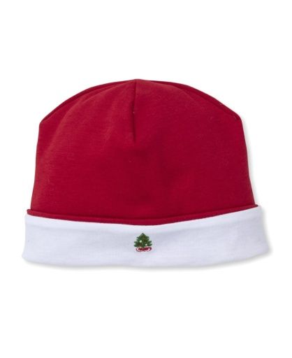 Kissy Kissy- Classic Treasures Holiday 25 Christmas Tree Footie &amp; Hat, Size: 0-3M, Color: Red/White, Style: KNQ11058