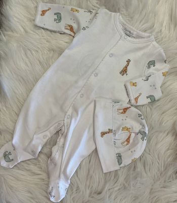 LydaBaby- Peruvian Pima Cotton Animal Footie w/hat