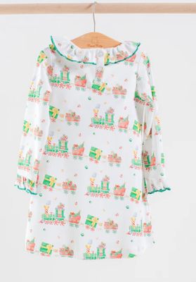 Nola Tawk- Santa's Sweet Express Organic Cotton Play Dress