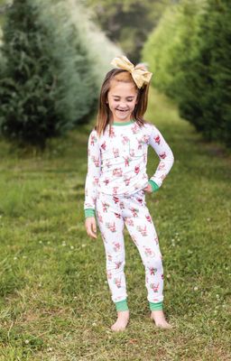 Nola Tawk- Santa Claus Is Coming To Town Organic Cotton Pajama