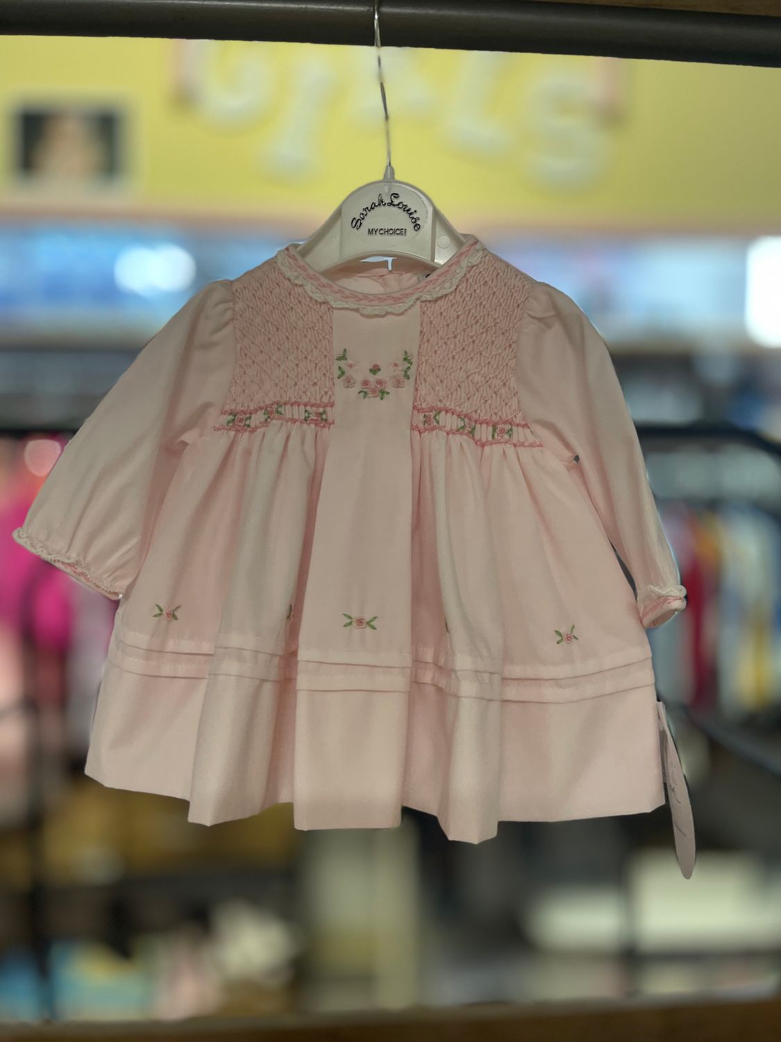 Sarah Louise- Hand Smocked Dress