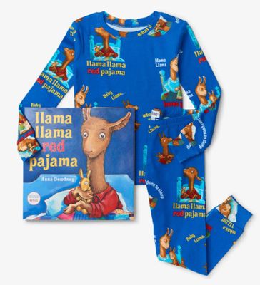 Books to Bed- Llama, Llama Red Pajama PJ Set w/Book
