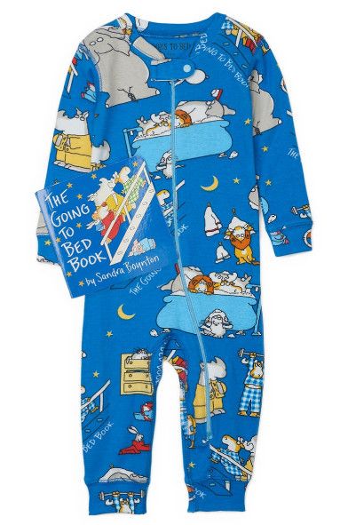 Books to Bed- The Going to Bed Baby Coverall w/Book
