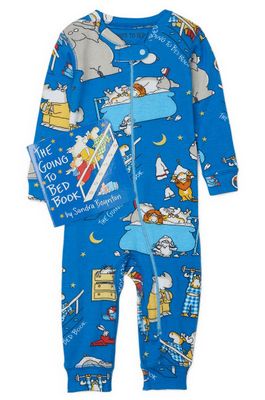 Books to Bed- The Going to Bed Baby Coverall w/Book