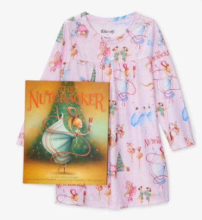 Books To Bed- The Nutcracker Nightdress w/Book