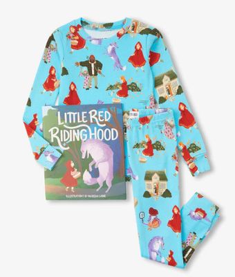 Books to Bed- Little Red Riding Hood Pajama Set w/Book
