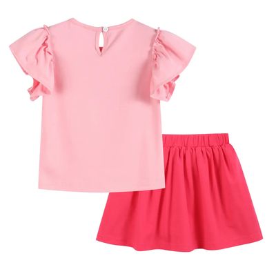 Lil Cactus-Birthday Girl Ruffle top and Skort Set