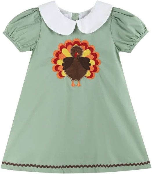 Lil Cactus-Turkey Collared Dress
