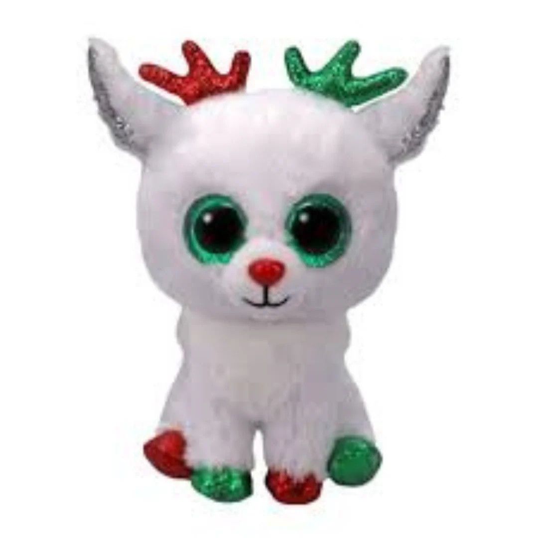 Ty Inc.- Beanie Boo&#39;s 8&quot; Christmas, Color: 83-Snowdr0p, Style: 373