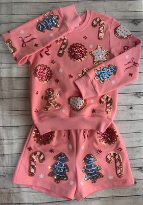 Belle Cher- Cookies Sweatshirt &amp; Short Set