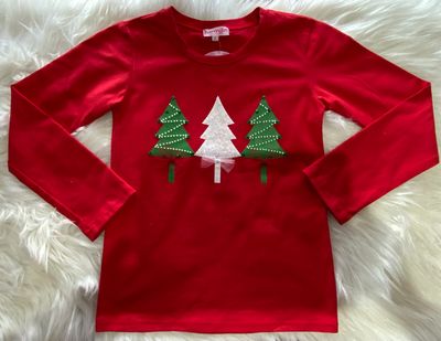 Haven Girl- Merry &amp; Bright Christmas Tree Legging Set