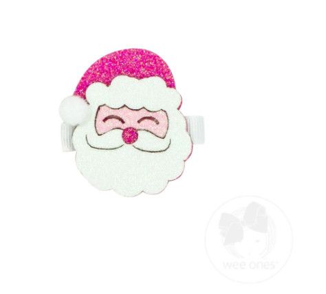 Wee Ones- Layered Glitter Holiday Hair Clip