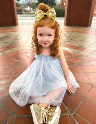 Wee Ones- Metallic Lamé Weebow