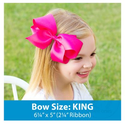 Wee Ones- Grosgrain Moonstitch Bow w/Christmas Embroider