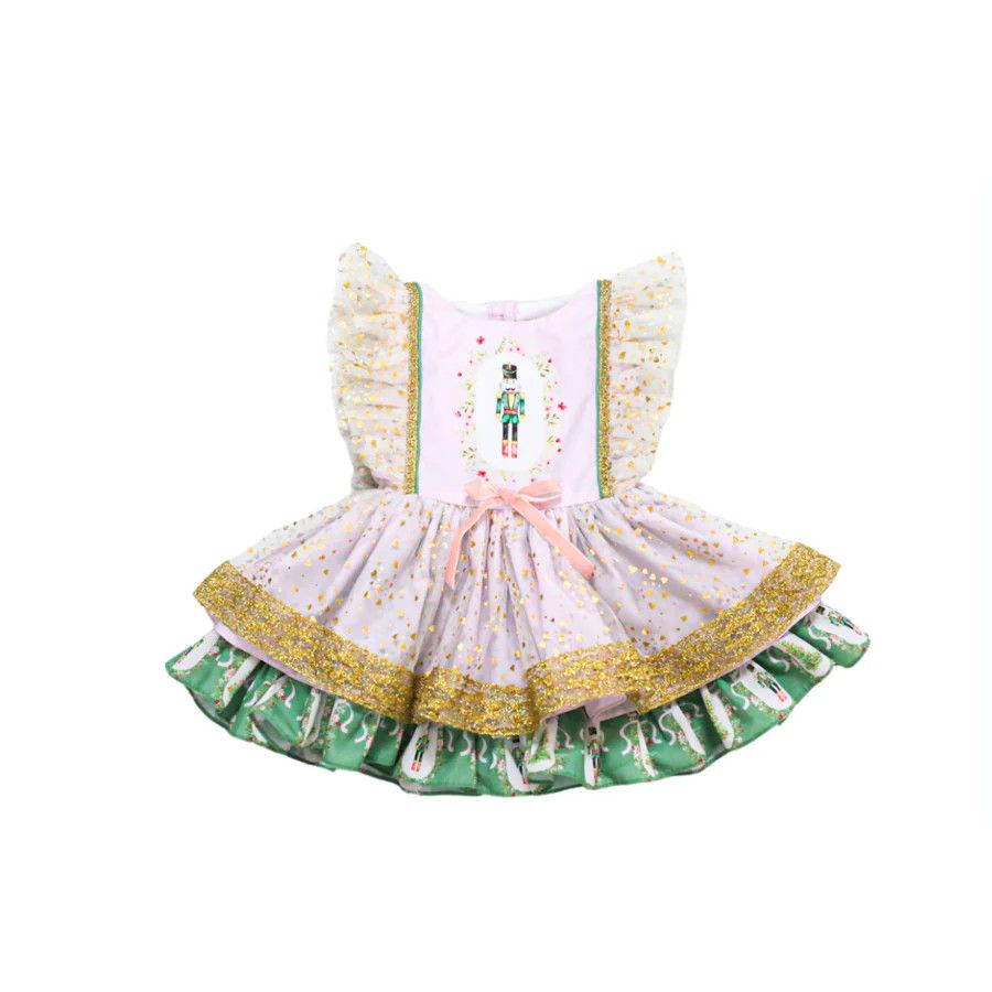 Be Girl Clothing-  Nutcracker Celesta Petti Skirt Dress &amp; Bow
