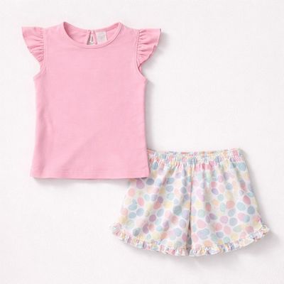 The Bailey Boys- Egg Hunt Ruffle Short Set