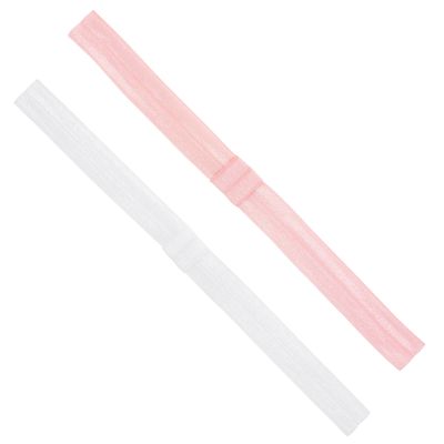 Wee Ones- 2 Add-A-Bow Elastic Baby Band