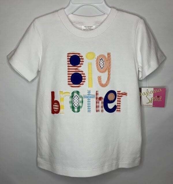 Banana Split- Big Brother T-Shirt, Color: White/Multi Color, Size: 4