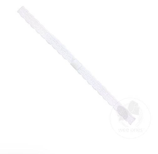 Wee Ones- Narrow Lace Add-A-Bow Band