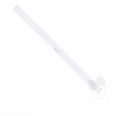 Wee Ones- Narrow Lace Add-A-Bow Band