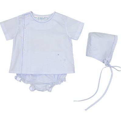 Feltman Brothers- Preemie Boy Elephant Diaper Set w/Hat &amp; Blanket