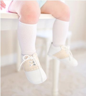 Angel Baby- Austin Leather Saddle Oxford Shoe