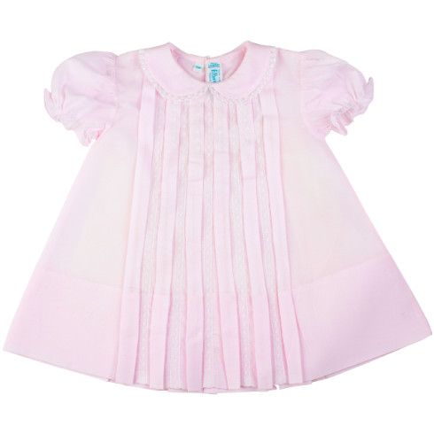 Feltman Brothers- Lace Inlay Pleated Dress