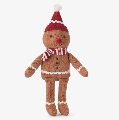 Elegant Baby- 'Jolly' Gingerbread Knit Toy in Gift Box