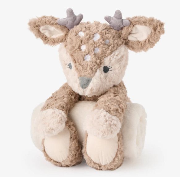Elegant Baby- Fifi Fawn Bedtime Huggie Plush Toy with Blanket