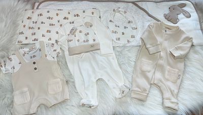 Mayoral- Newborn- One Piece with Bear Design