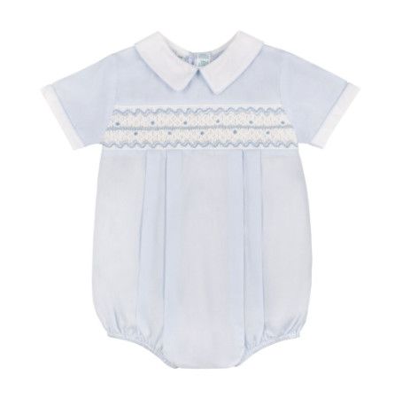Feltman Brothers- Boys Wave Smocked Romper