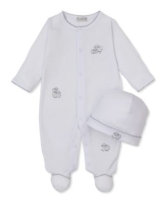 Kissy Kissy-Sweet Sheep  Footie W/Hat Set