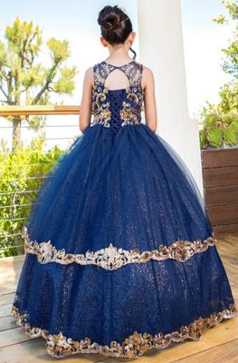 Cinderella Couture- Satin Tulle Mini Quince Gown