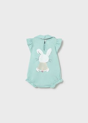 Mayoral- Newborn- Rabbit Romper with Bib Set