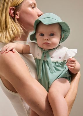 Mayoral- Newborn- Floral Romper with Hat