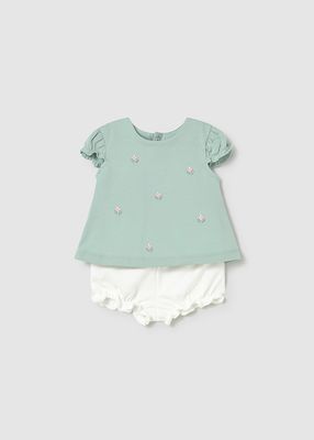 Mayoral- Newborn- 4 Piece Bloomer Sets