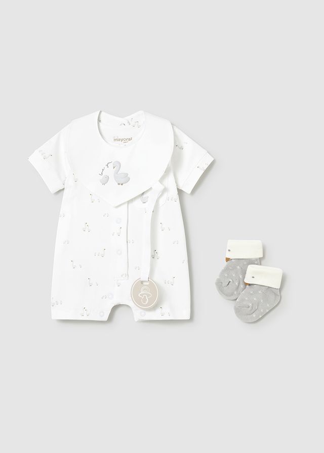 Mayoral- Newborn- Geese 3 Piece Gift Set