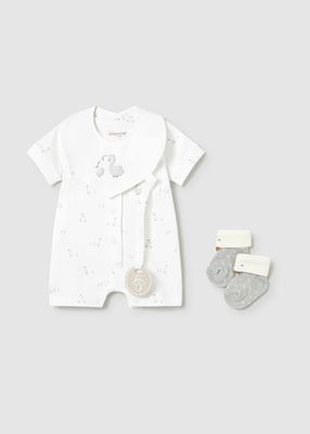 Mayoral- Newborn- Swan 3 Piece Gift Set