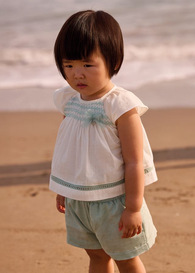 Mayoral- Baby- Shorts and Blouse 2 Piece Set