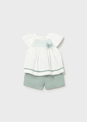 Mayoral- Baby- Shorts and Blouse 2 Piece Set