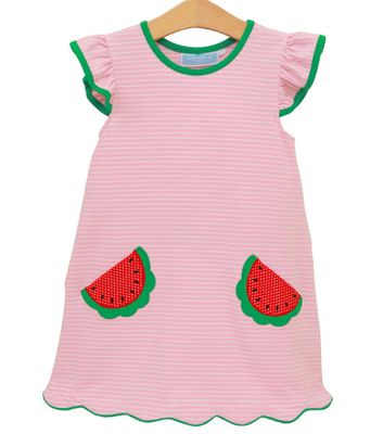 Trotter Street Kids- One in a Melon Dress