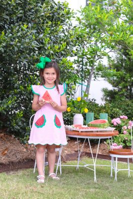 Trotter Street Kids- One in a Melon Dress