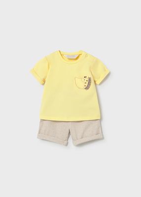 Mayoral- Newborn- 4 Piece Short Sets