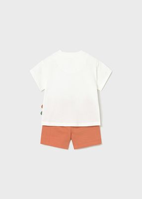 Mayoral- Baby- Chameleon T-Shirt and Knit Short Set