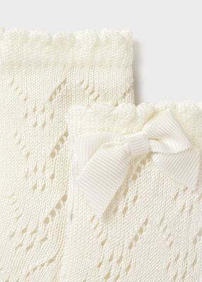 Mayoral- Newborn- Openwork Knee Socks Girls
