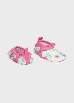 Mayoral- Newborn- Floral Printed Swim Shoes