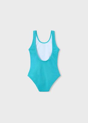Mayoral- Mini- Open Side Flower Petals Swimsuit