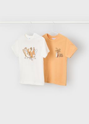 Mayoral- Mini- Printed Swim Shorts &amp; 2-Pk T-Shirts
